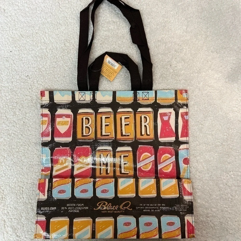 Blue Q "BEER ME" Shopper Tote Bag - Picture 3 of 7